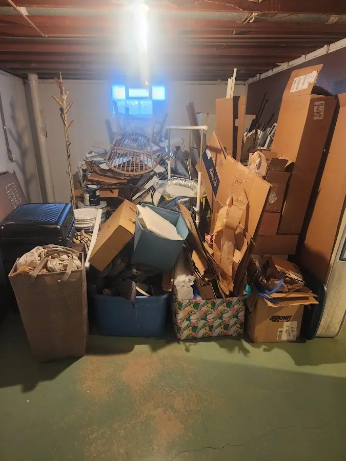 Roll-off dumpster container at job site for Roll Off Dumpster Rental in Roseburg